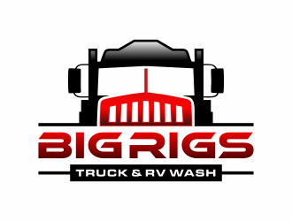 BIG RIGS Truck & RV Wash logo design by hidro