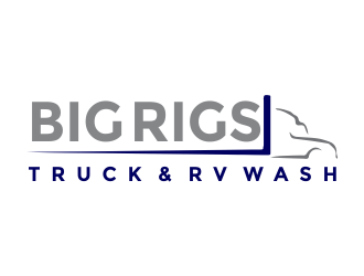 BIG RIGS Truck & RV Wash logo design by Girly