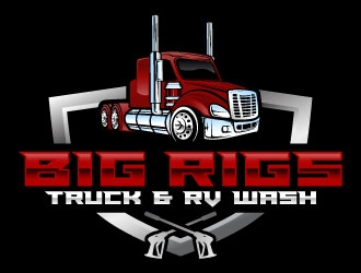 BIG RIGS Truck & RV Wash logo design by daywalker