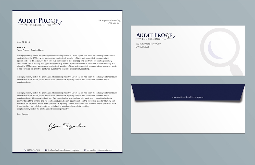 Audit Proof Bookkeeping Inc. logo design by aamir