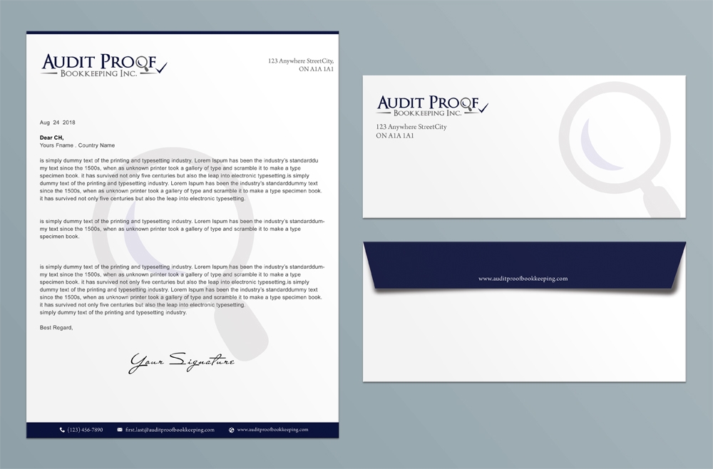 Audit Proof Bookkeeping Inc. logo design by aamir