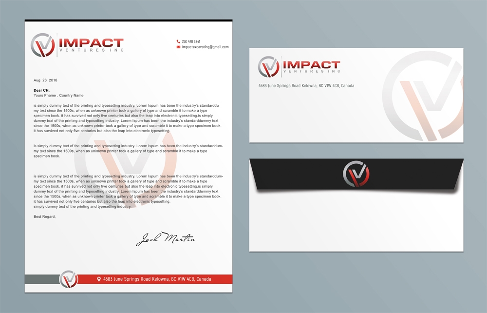 Impact Ventures Inc. logo design by aamir