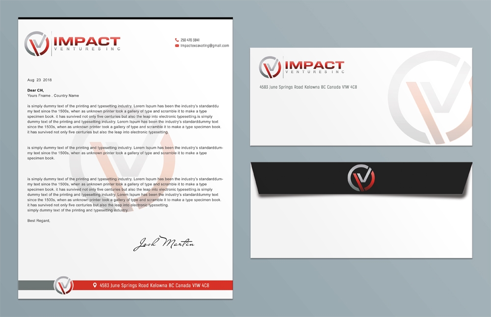 Impact Ventures Inc. logo design by aamir