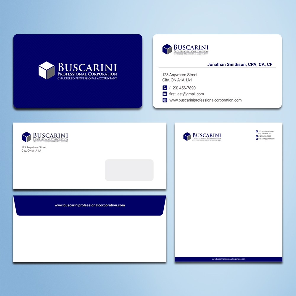 Buscarini Professional Corporation logo design by Kindo