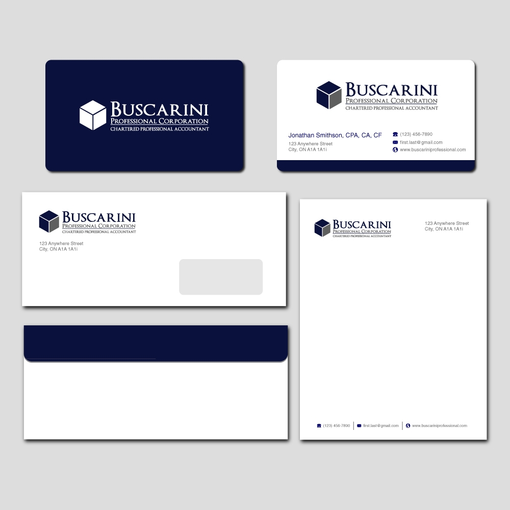 Buscarini Professional Corporation logo design by labo