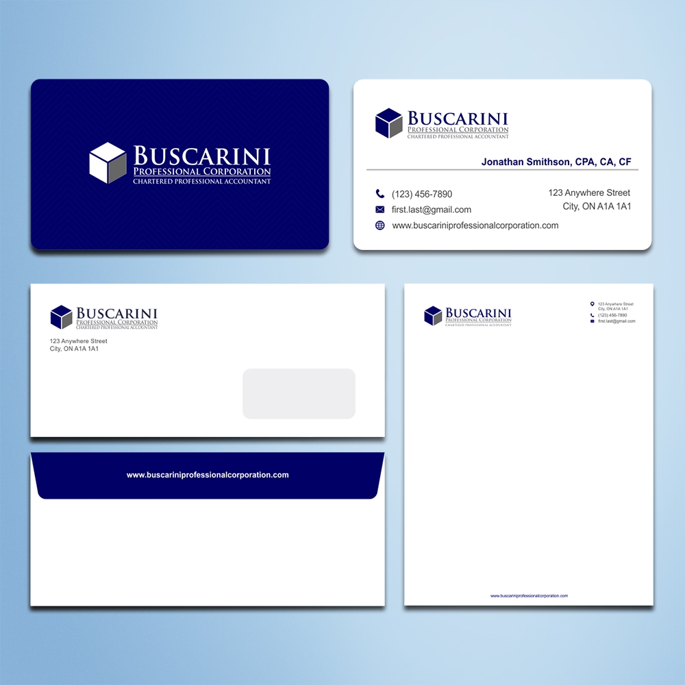 Buscarini Professional Corporation logo design by Kindo