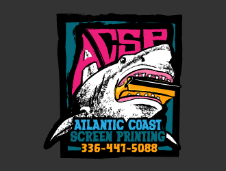 Atlantic Coast Screen Printing logo design by reight