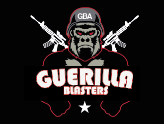 GUERILLA BLASTERS  logo design by czars