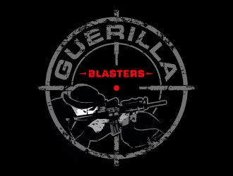 GUERILLA BLASTERS  logo design by abss