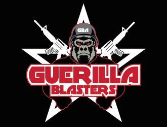 GUERILLA BLASTERS  logo design by czars