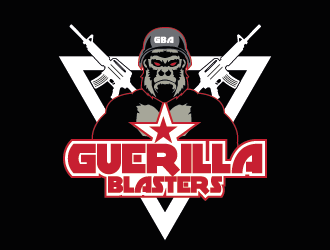 GUERILLA BLASTERS  logo design by czars
