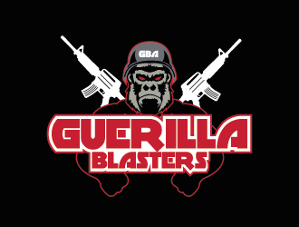 GUERILLA BLASTERS  logo design by czars
