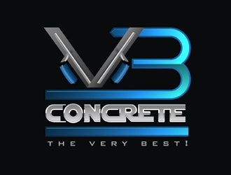 VB Concrete logo design by DreamLogoDesign