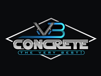 VB Concrete logo design by DreamLogoDesign