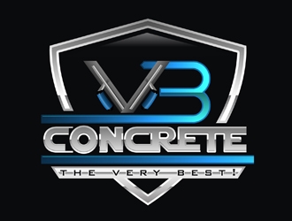 VB Concrete logo design by DreamLogoDesign