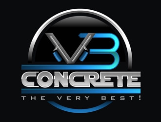 VB Concrete logo design by DreamLogoDesign