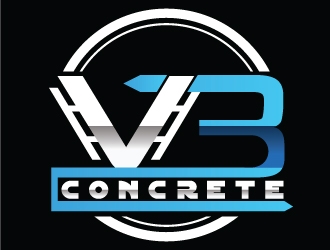 VB Concrete logo design by Suvendu