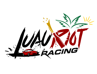 Luau Riot Racing logo design by Coolwanz