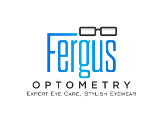 Fergus Optometry logo design by FloVal