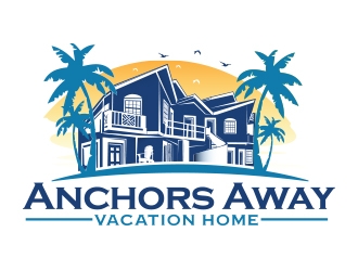 Anchors Away Vacation Home logo design by Eliben