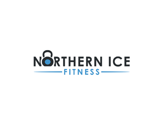 Northern ICE Fitness logo design by johana