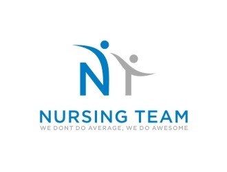 Nursing Team: We Dont Do Average, We Do Awesome logo design by Franky.