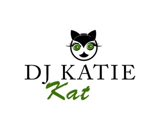Dj Katie Kat logo design by bougalla005