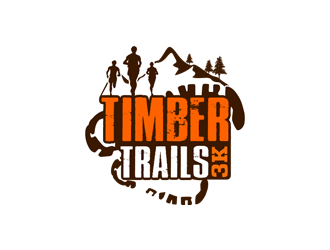 Timber Trails 3K logo design by ajwins