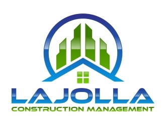 LAJOLLA CONSTRUCTION MANAGEMENT logo design by mercutanpasuar