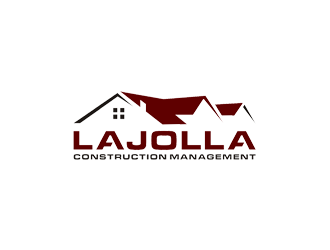 LAJOLLA CONSTRUCTION MANAGEMENT logo design by checx