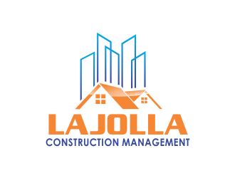 LAJOLLA CONSTRUCTION MANAGEMENT logo design by giphone