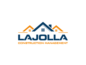 LAJOLLA CONSTRUCTION MANAGEMENT logo design by pencilhand