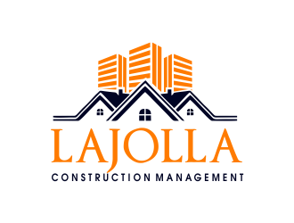 LAJOLLA CONSTRUCTION MANAGEMENT logo design by JessicaLopes