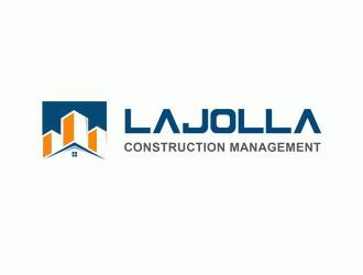 LAJOLLA CONSTRUCTION MANAGEMENT logo design by DonyDesign