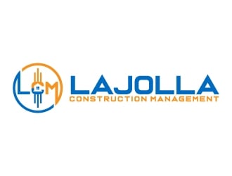 LAJOLLA CONSTRUCTION MANAGEMENT logo design by Aelius
