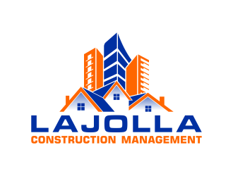 LAJOLLA CONSTRUCTION MANAGEMENT logo design by pakNton