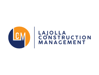 LAJOLLA CONSTRUCTION MANAGEMENT logo design by nona