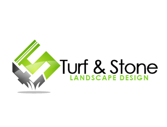 Turf & Stone Landscape Design logo design by THOR_