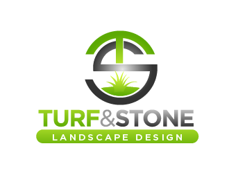 Turf & Stone Landscape Design logo design by THOR_