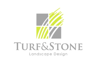 Turf & Stone Landscape Design logo design by Marianne