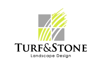 Turf & Stone Landscape Design logo design by Marianne