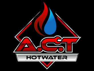 A.C.T Hotwater logo design by ingepro
