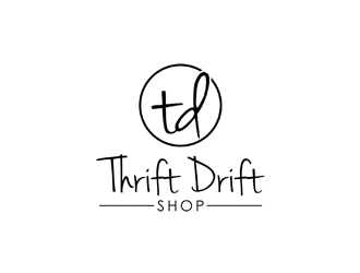 Thrift Drift logo design by johana
