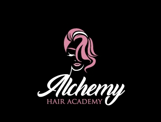 Alchemy Hair Academy logo design by samuraiXcreations