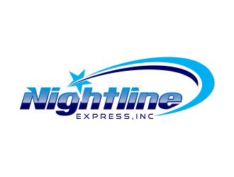 Nightline Express, Inc. logo design by AisRafa