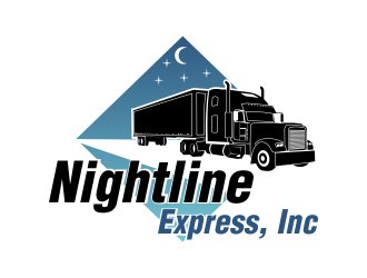 Nightline Express, Inc. logo design by beejo