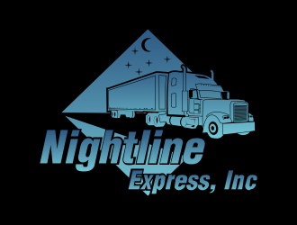 Nightline Express, Inc. logo design by beejo