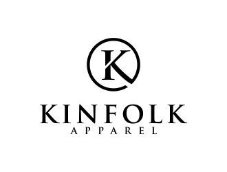 Kinfolk Apparel logo design by oke2angconcept