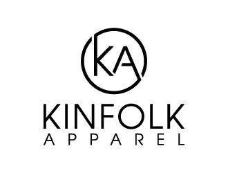 Kinfolk Apparel logo design by abss