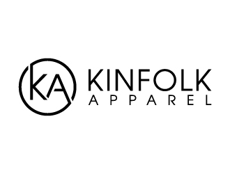 Kinfolk Apparel logo design by abss